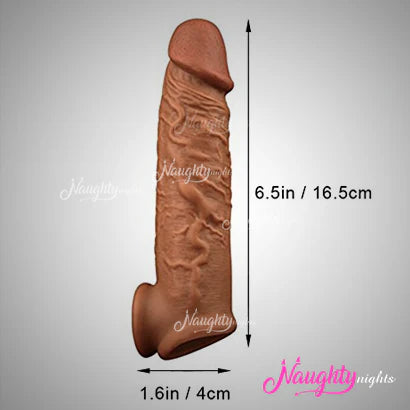 Delay 5.5 Inch Penis Sleeves With Ball Covers